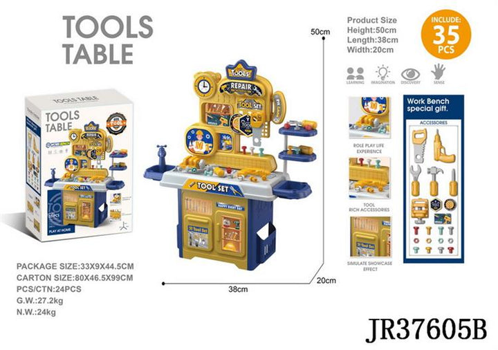 Tools Table – Kids’ Workbench Play Set