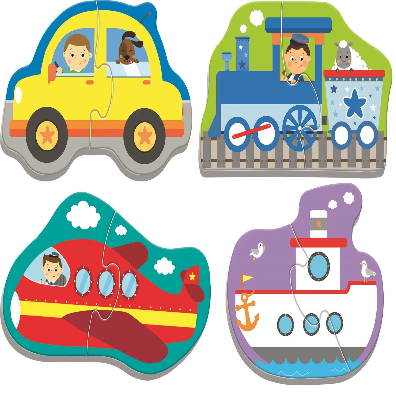 Transport Vehicles Baby Puzzle