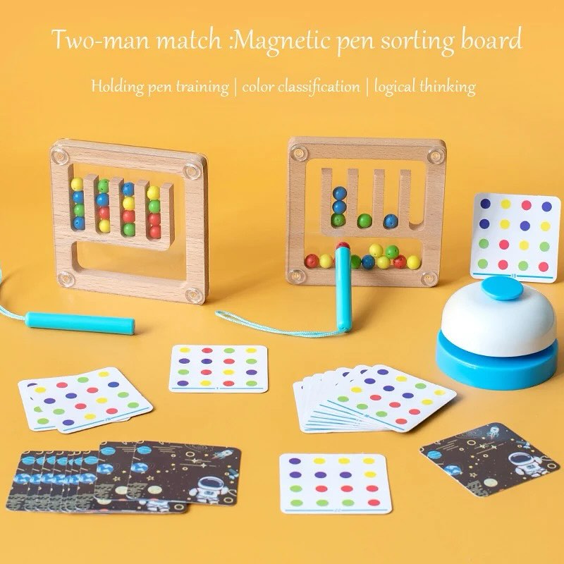 Magnetic pen sorting board
