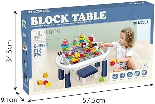 6-in-1 Multifunctional Block Table