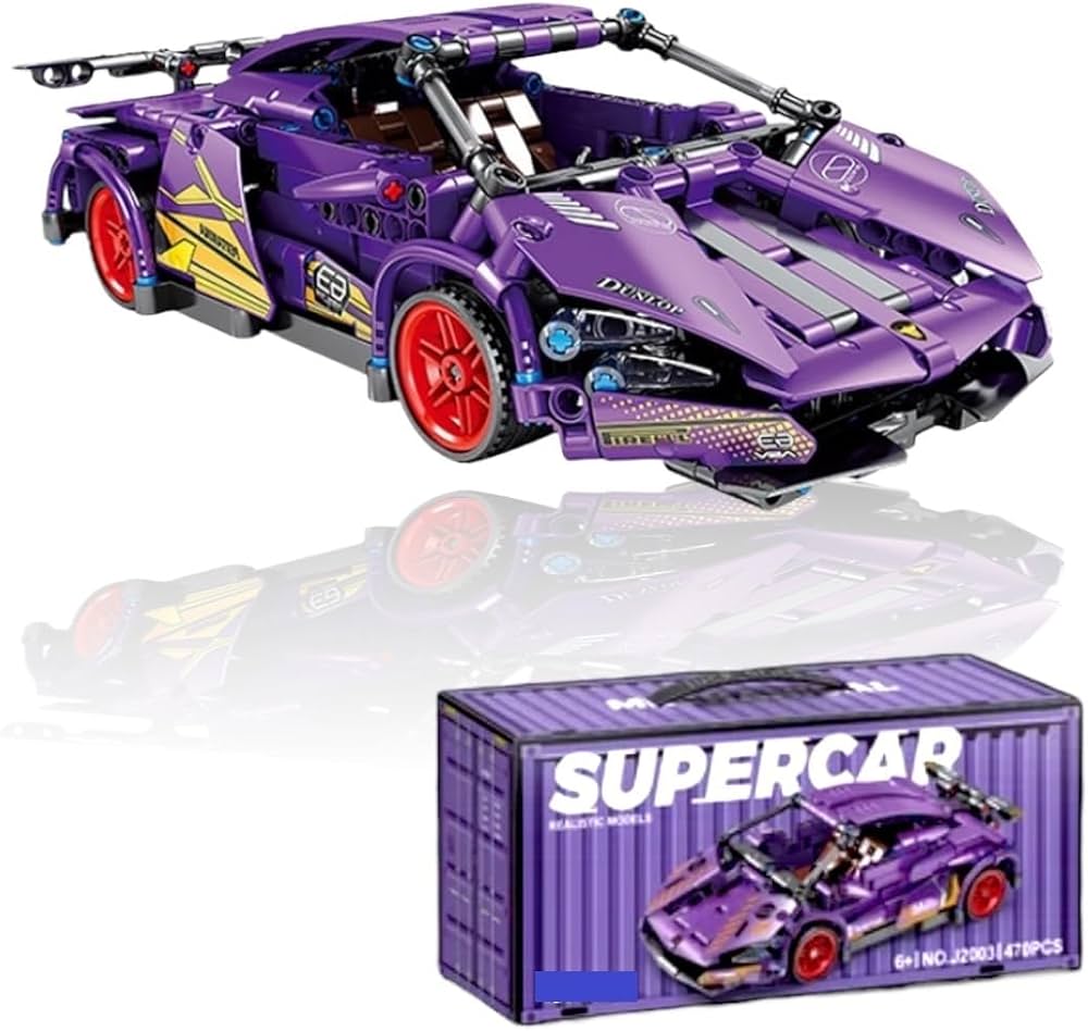 SUPERCAR – Realistic Models (Pull-Back Car, 470 PCS)