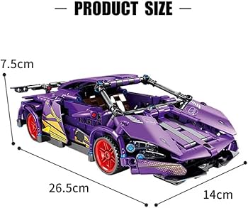 SUPERCAR – Realistic Models (Pull-Back Car, 470 PCS)