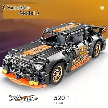SUPERCAR – Realistic Models (Pull-Back Car, 520 PCS)