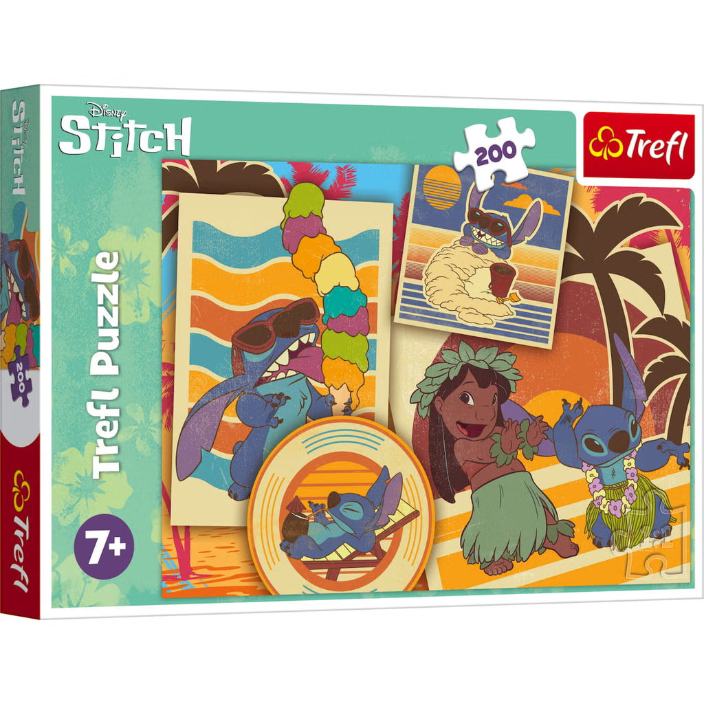 Stitch Trefl Puzzle 200Pcs