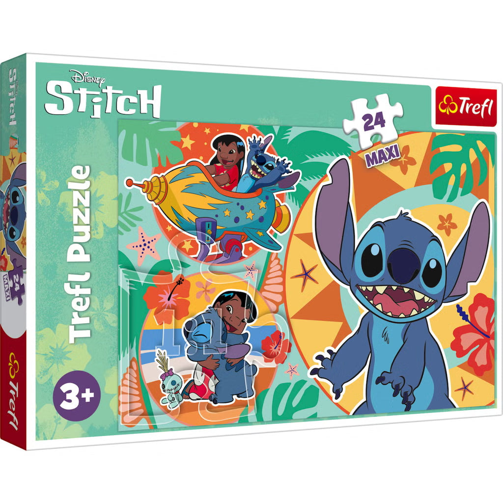 Stitch Maxi Trefl Puzzle 24pcs