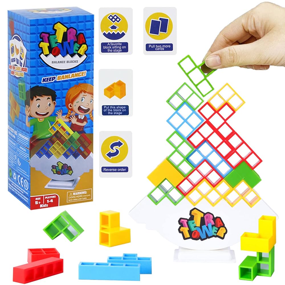 Tetra Tower – Balance Blocks Game (32 pcs