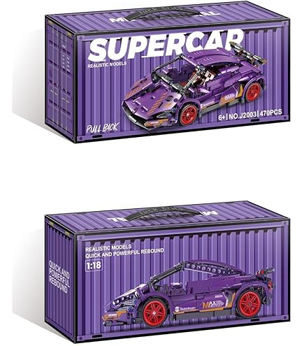 SUPERCAR – Realistic Models (Pull-Back Car, 470 PCS)