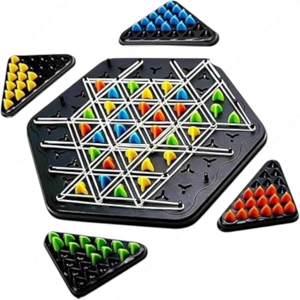 Triangle Chess with Connected Lines – Multiplayer Puzzle Strategy Gam