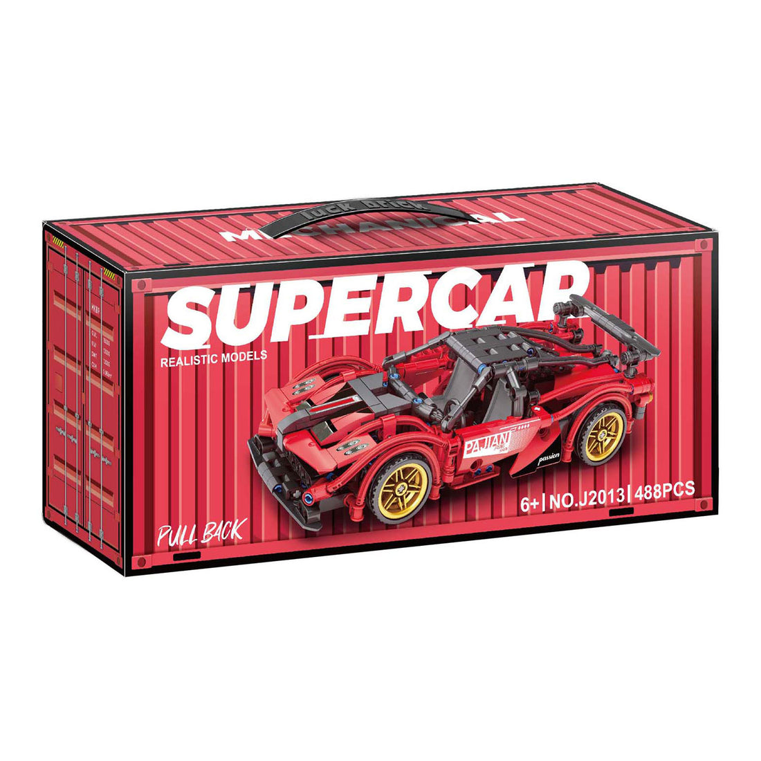 SUPERCAR – Realistic Models (Pull-Back Car, 488 PCS)