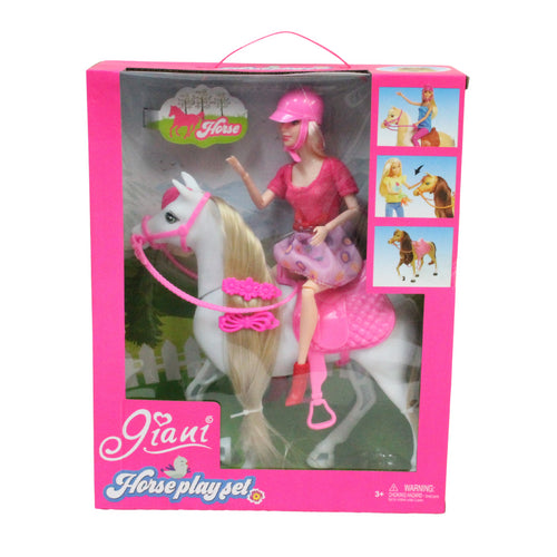 Giari Horse Playset – Doll & Horse Toy Set