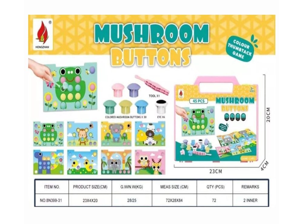 Mushroom Buttons
