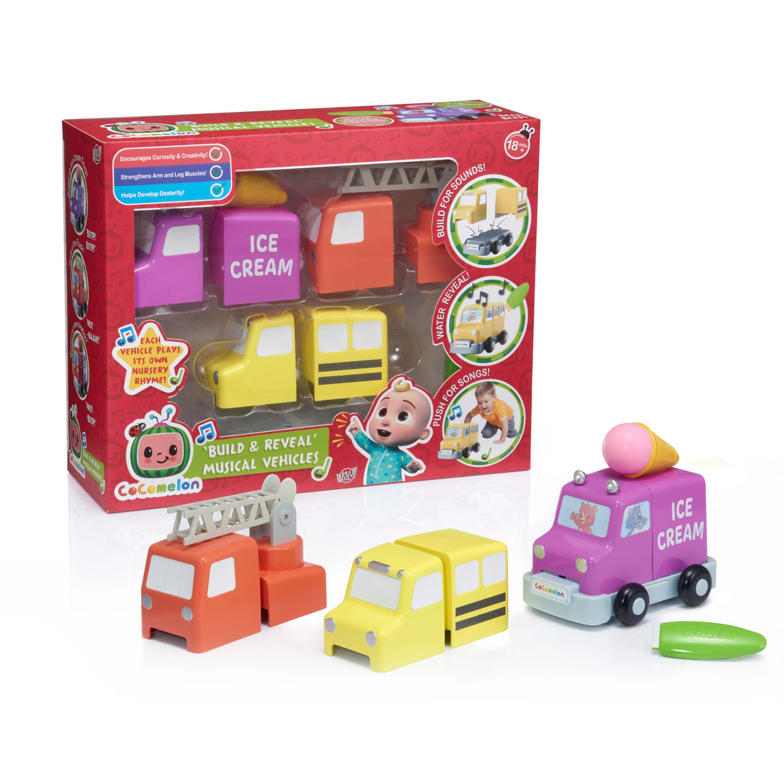 CoComelon – Build & Reveal Musical Vehicles