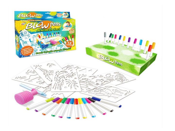 Blow Pen Animal Set