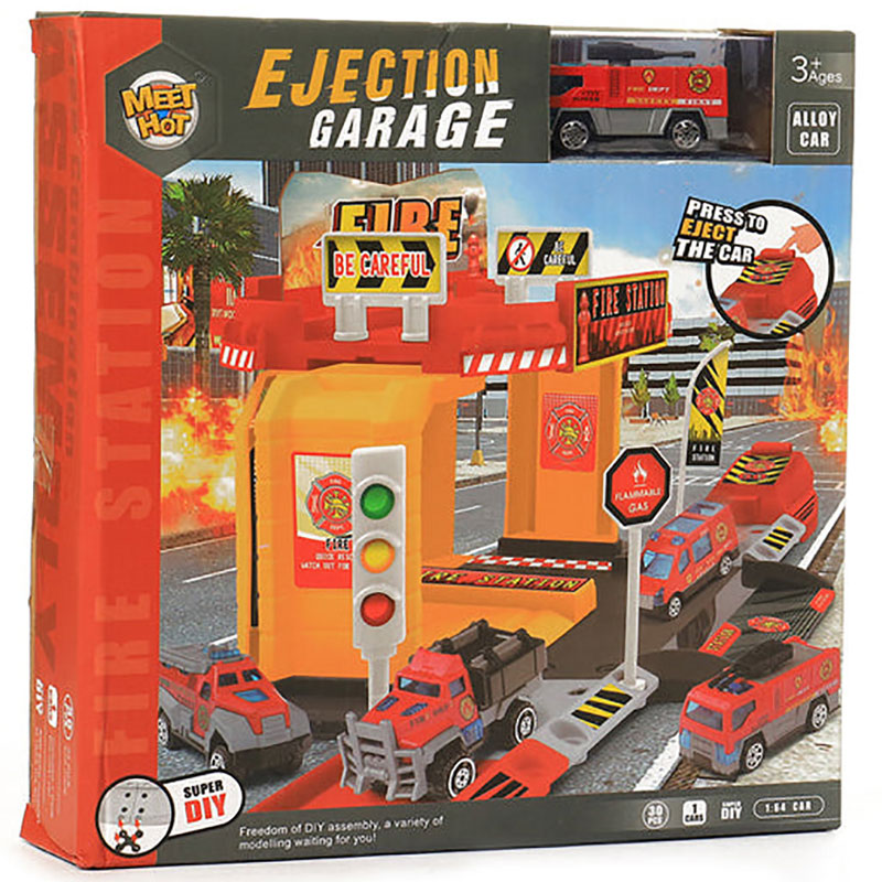 Ejection Garage – Fire Station Playset