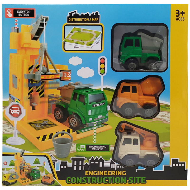 Engineering Construction Site – Vehicle Playset