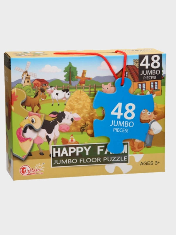 Happy Farm Jumbo Floor Puzzle – 48 Pieces