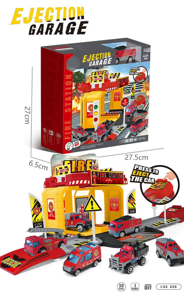 Ejection Garage – Fire Station Playset
