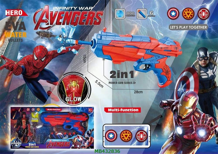 Avengers Infinity War – 2-in-1 Power Gun Series (Spider-Hero Edition)
