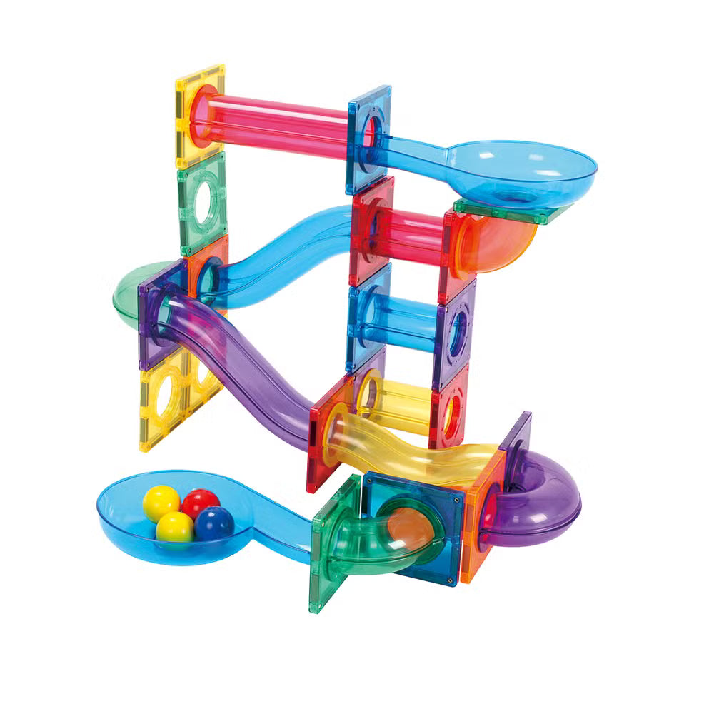 Magic Magnetic Blocks – Magnetic Marble Run Set (128 PCS)