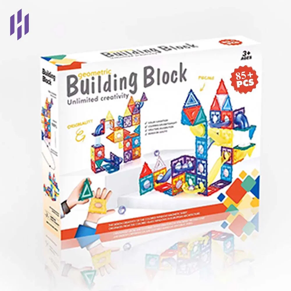 Geometric Building Block – Unlimited Creativity (83+ pcs)