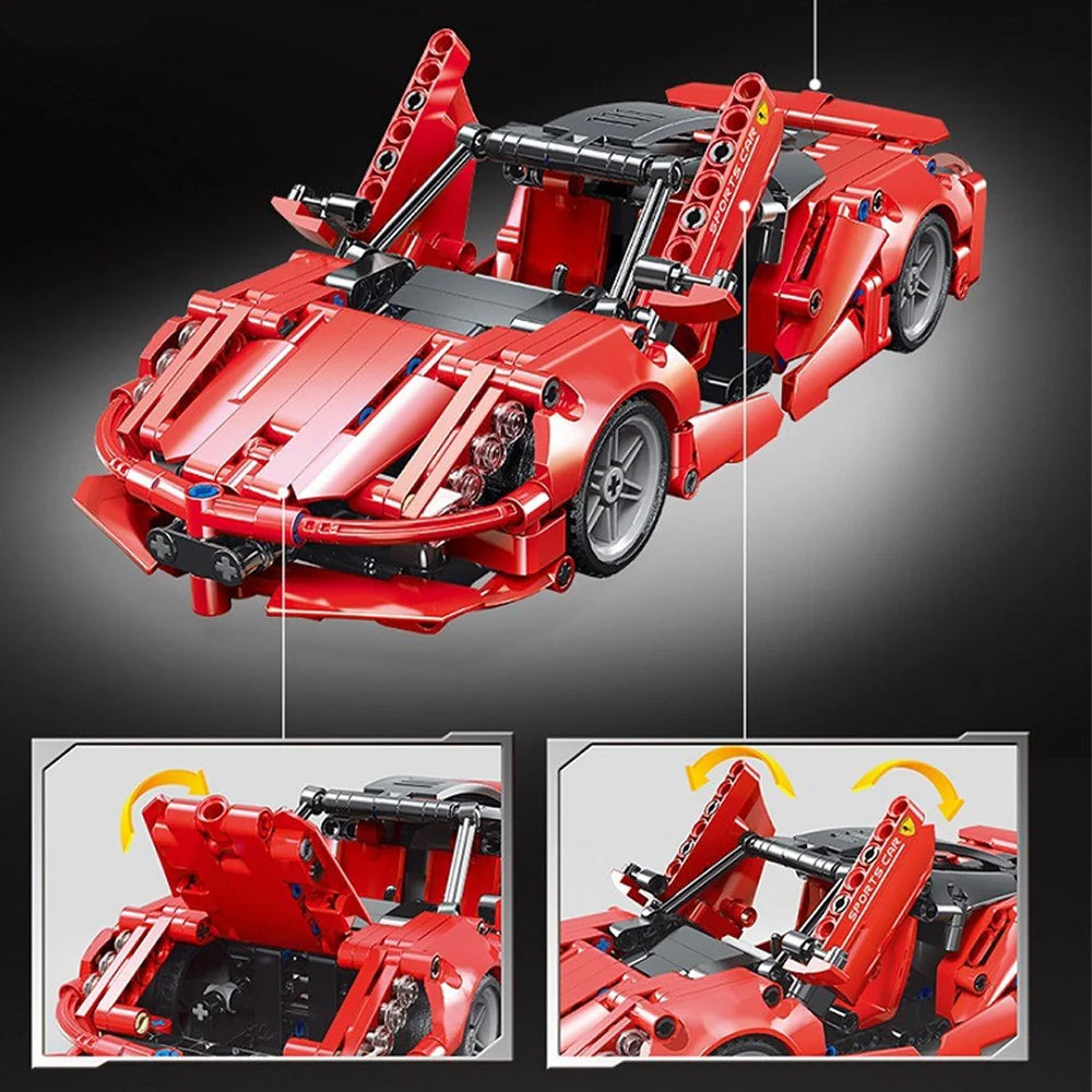 SUPERCAR – Realistic Models (Pull-Back Car, 488 PCS)