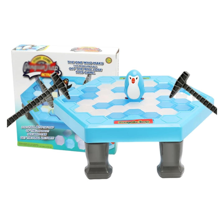 Penguin Knocking on ice