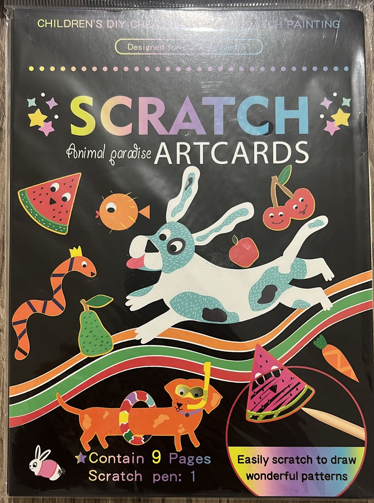 Scratch Art Cards – Underwater World Theme