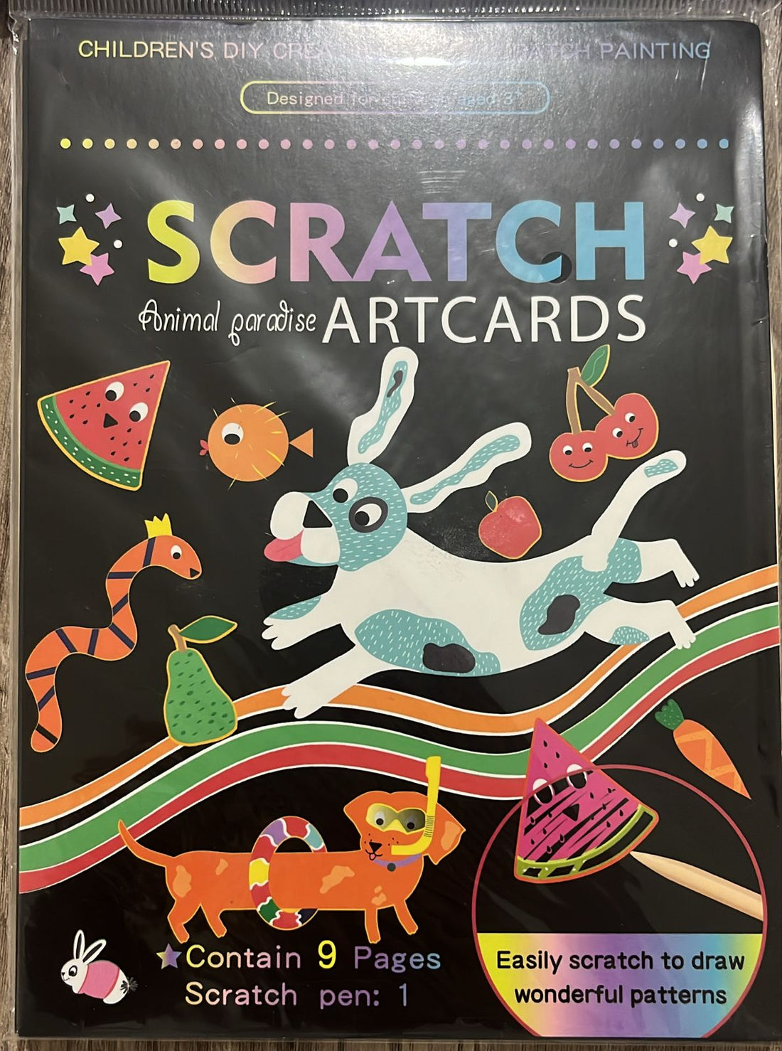Scratch Art Cards – Underwater World Theme