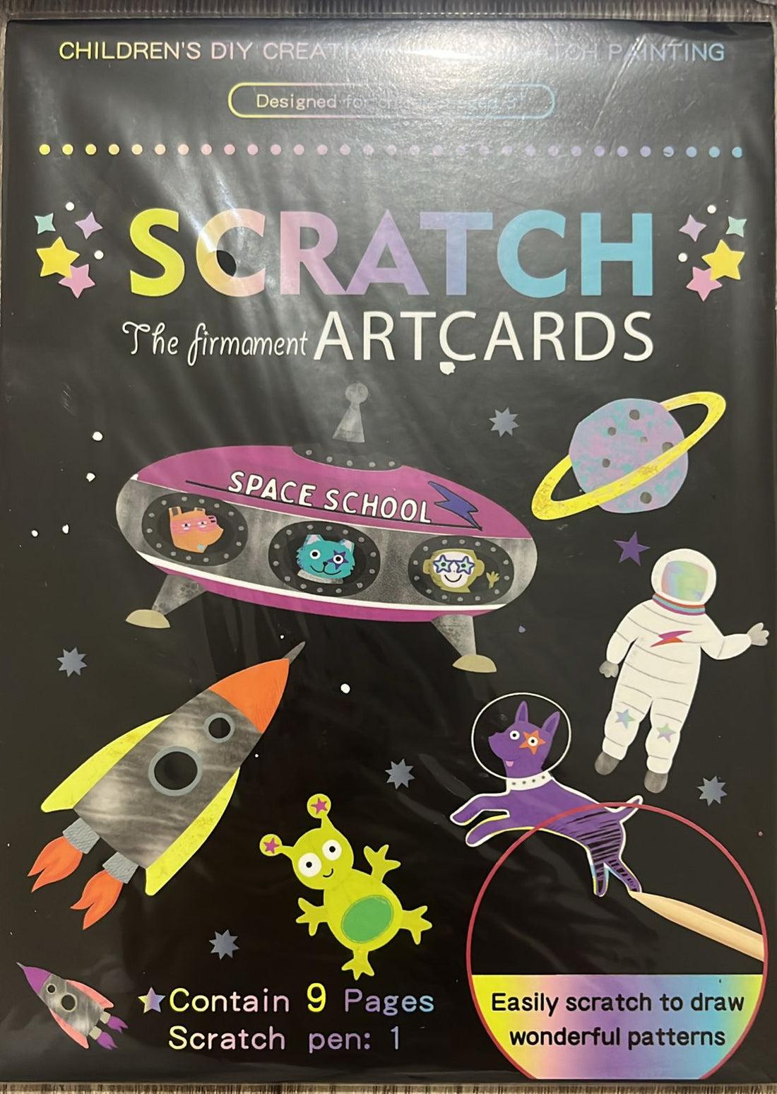 Scratch Art Cards – Underwater World Theme