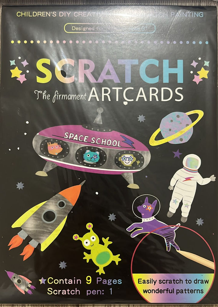 Scratch Art Cards – Underwater World Theme