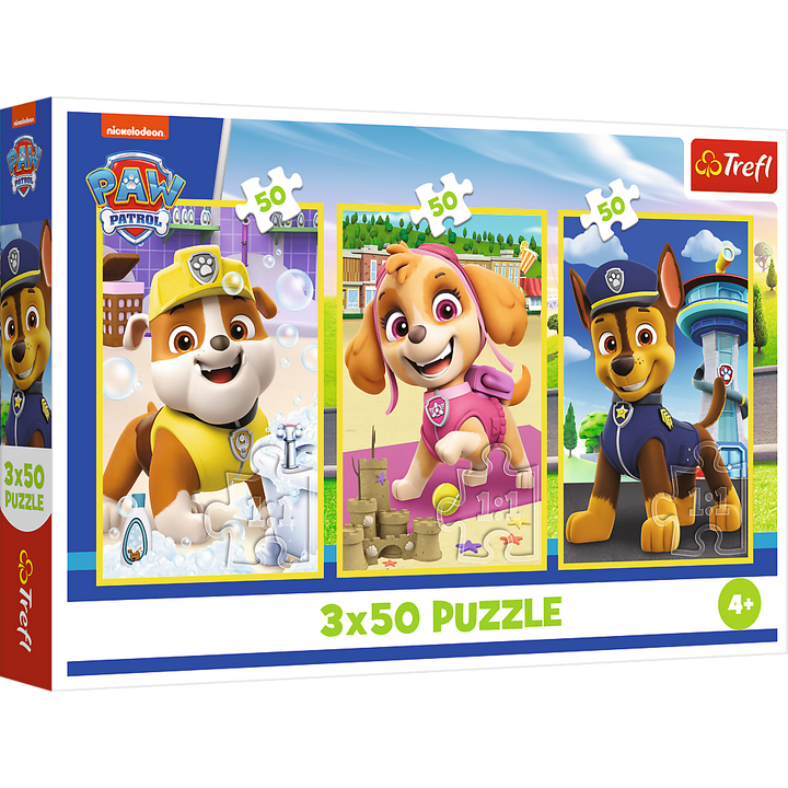 Paw Patrol 3x50 Trefl Puzzle
