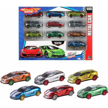 Metal Car Set (10 pcs)