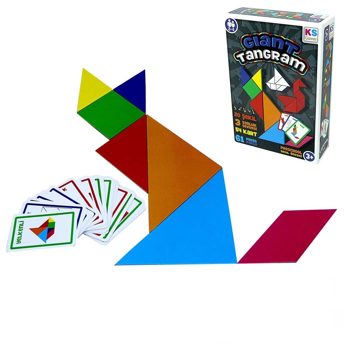 Giant Tangram – 61 Pieces