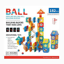 BALL Pipeline Rolling Ball Building Blocks (182 PCS)