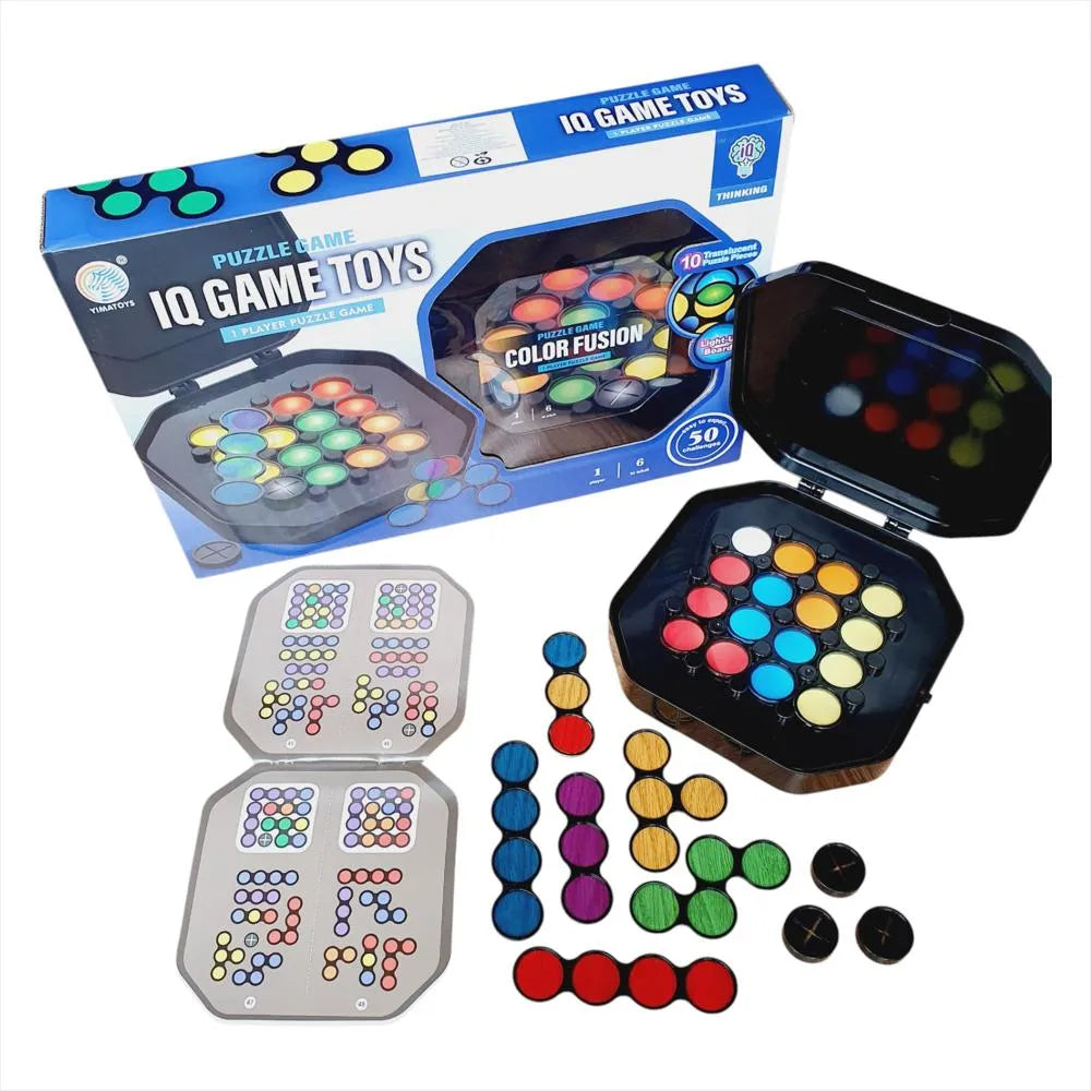 IQ Game Toys – Light-Up Puzzle Game (50 Challenges)