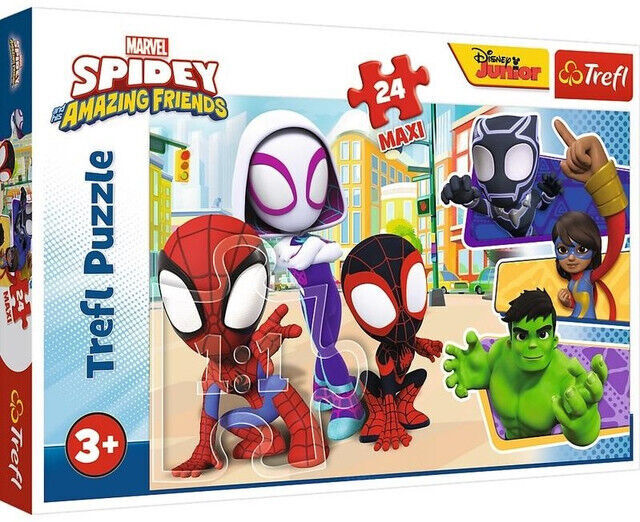 Spidey And His Amazing friends Maxi Puzzle 24pcs