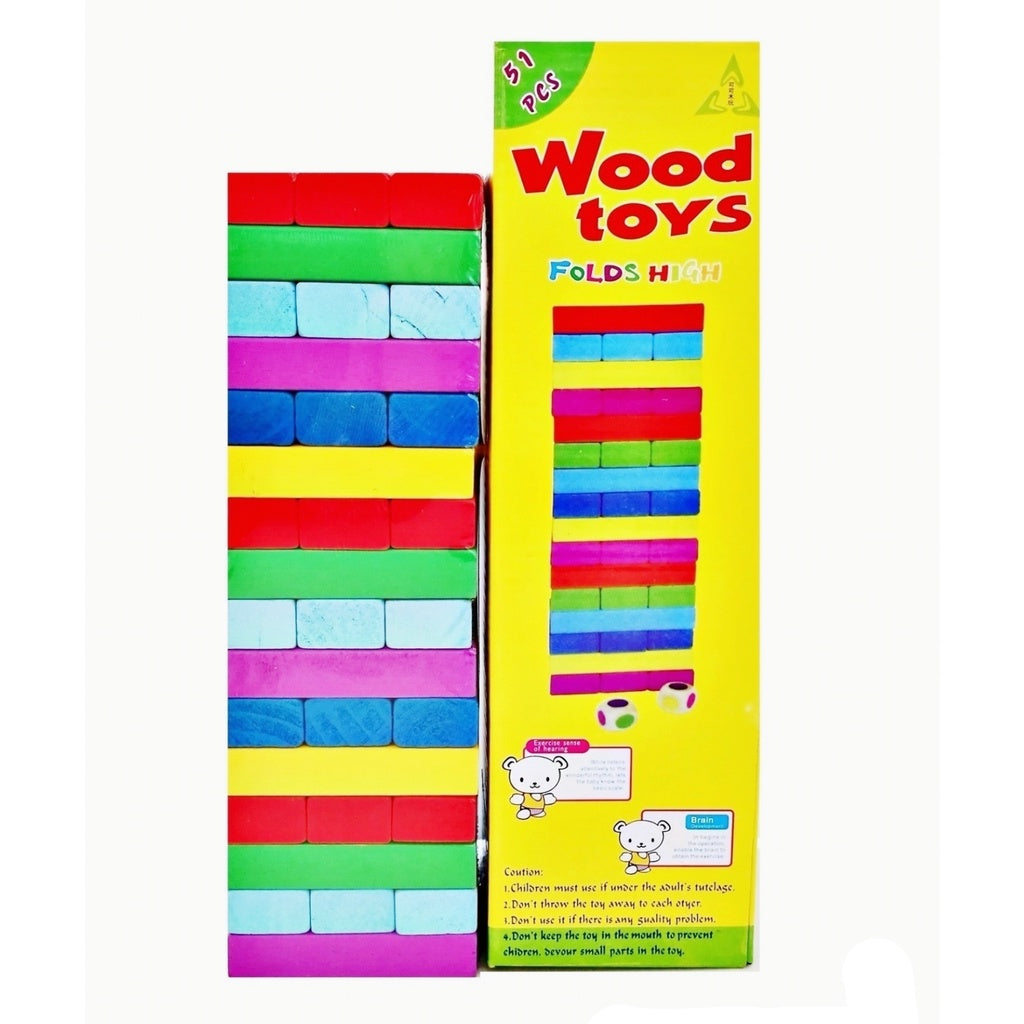 Wooden Stacking Tower